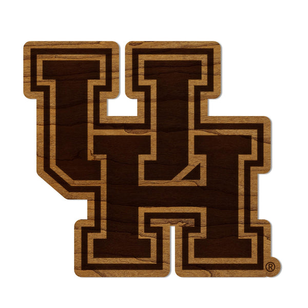 University of Houston UH Magnet - Crafted from Cherry or Maple Wood - Houston Cougars