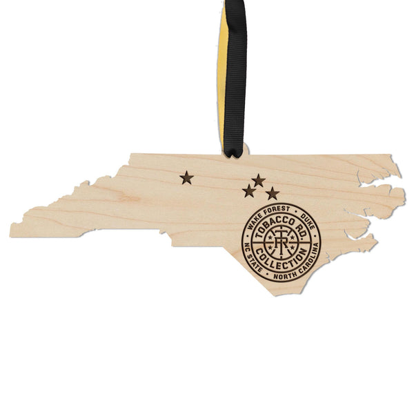 Tobacco Road Ornament – Crafted from Cherry and Maple Wood