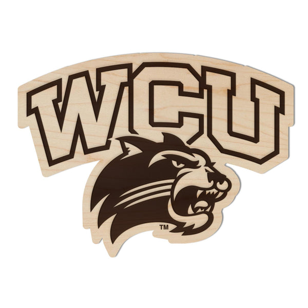 Western Carolina University Catamounts Magnet - Crafted from Cherry or Maple Wood - WCU Catamounts