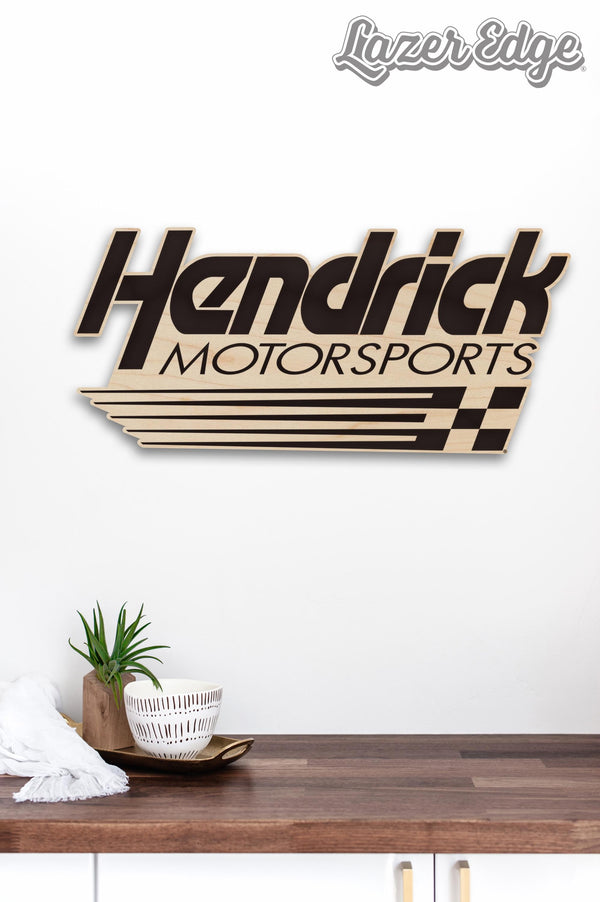 Hendrick Motorsports Drivers Wall Hanging  | Crafted from Cherry and Maple Wood | Made in USA | Officially Licensed by Hendrick Motorsports