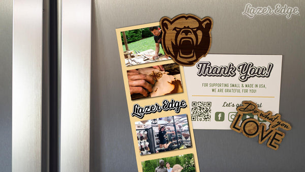 Baylor University Bears Magnet - Crafted from Cherry or Maple Wood - Baylor Bears