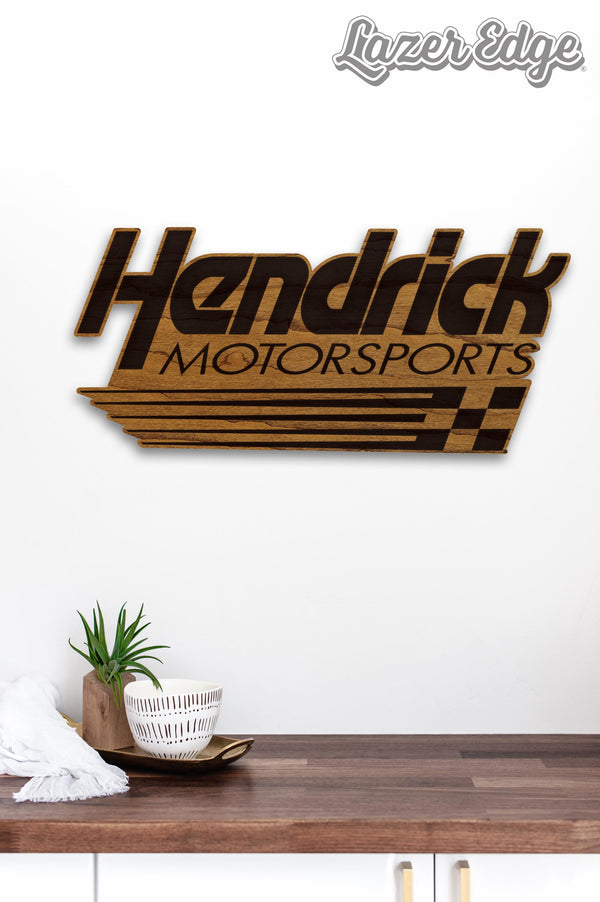 Hendrick Motorsports Drivers Wall Hanging  | Crafted from Cherry and Maple Wood | Made in USA | Officially Licensed by Hendrick Motorsports