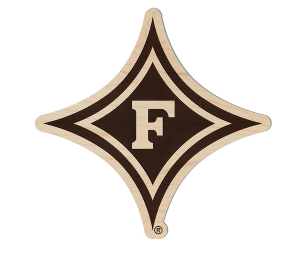 Furman University Paladins Magnet - Crafted from Cherry or Maple Wood - Furman Paladins