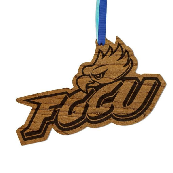 Florida Gulf Coast University FGCU Ornament – Crafted from Cherry and Maple Wood – FGCU Eagles