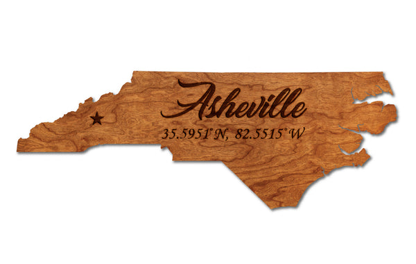 City/Hometown Magnet Asheville NC Coordinates