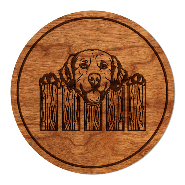 Dog Coaster Golden Retriever