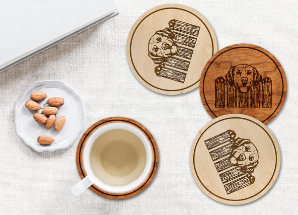 Dog Coaster Golden Retriever