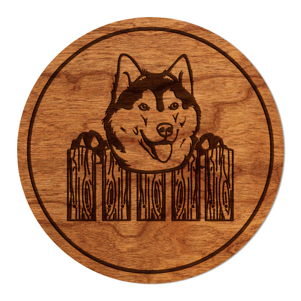 Dog Coaster Siberian Husky