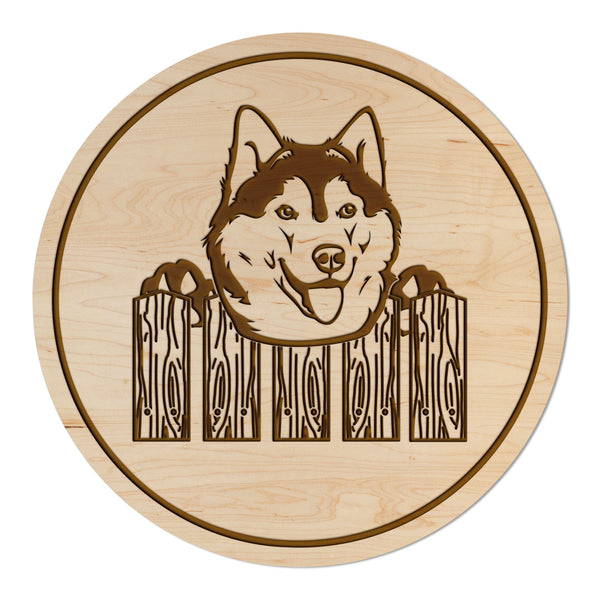 Dog Coaster Siberian Husky