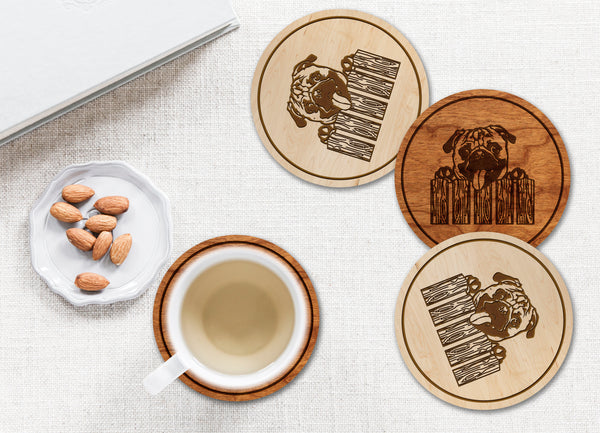 Dog Coaster Pug