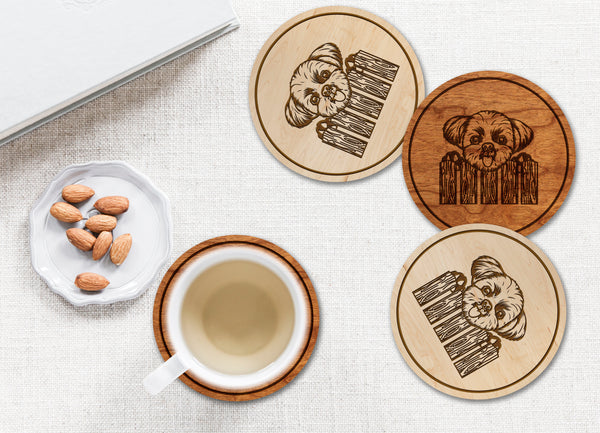 Dog Coaster Shih Tzu