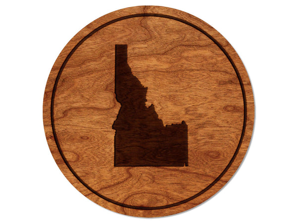 State Silhouette Coaster Idaho