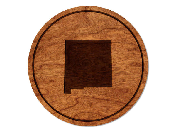 State Silhouette Coaster New Mexico