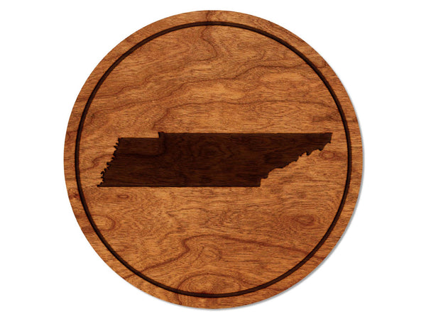 State Silhouette Coaster Tennessee