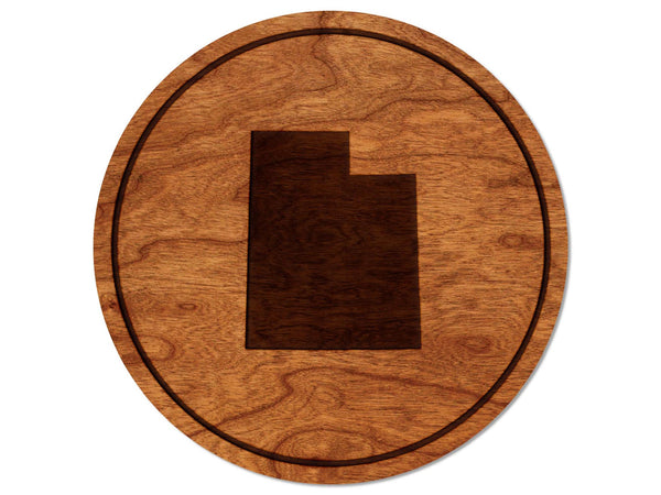 State Silhouette Coaster Utah