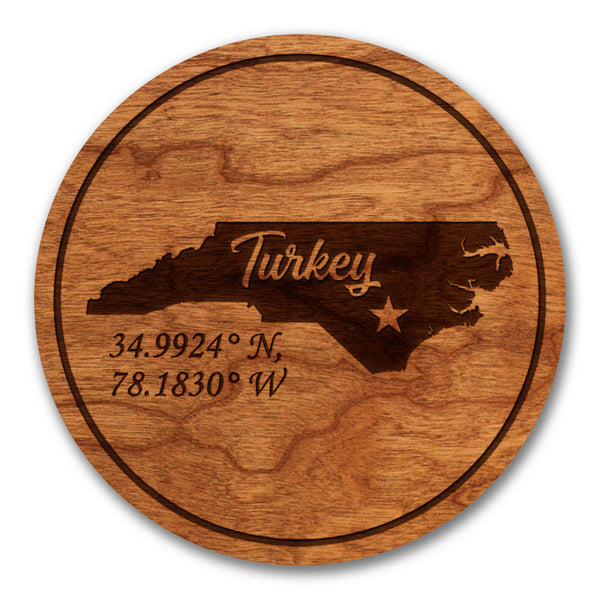 City/Hometown Coaster Turkey NC