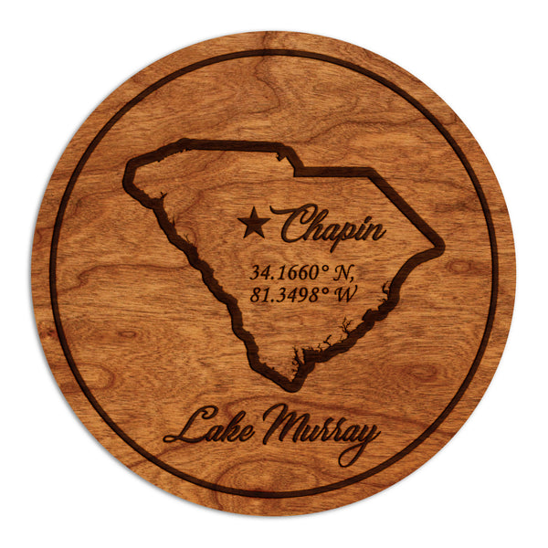 City/Hometown Coaster Chapin with Star