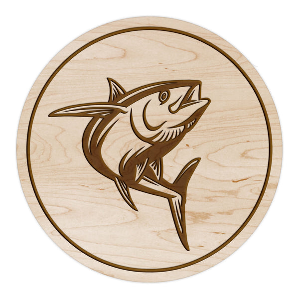 Saltwater Fishing Coaster Tuna