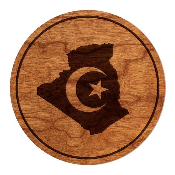 State Flag Coaster Algeria