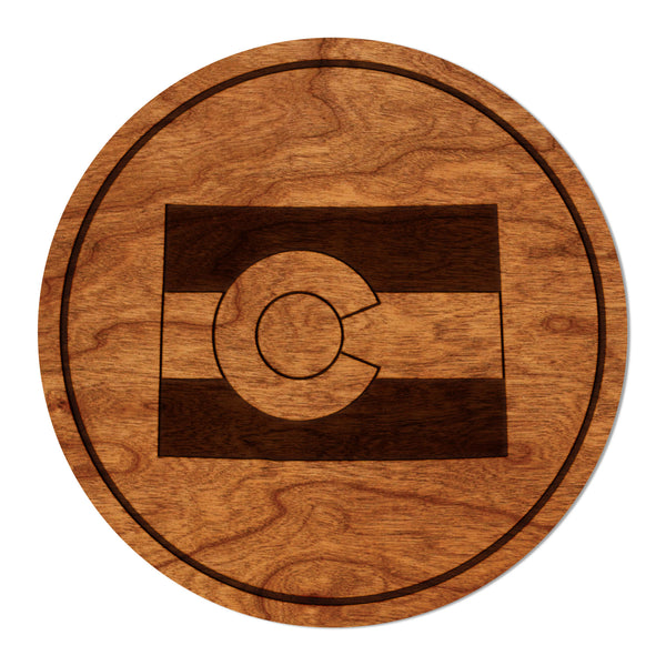 State Flag Coaster Colorado