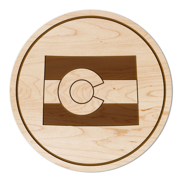 State Flag Coaster Colorado