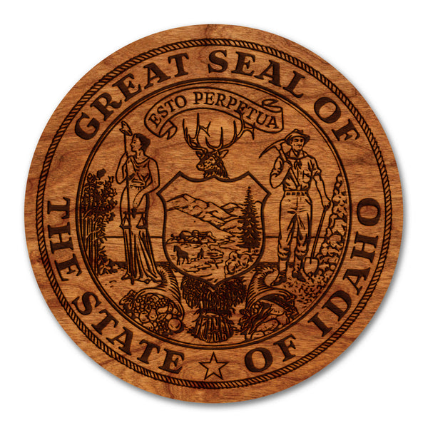State Flag Coaster Idaho