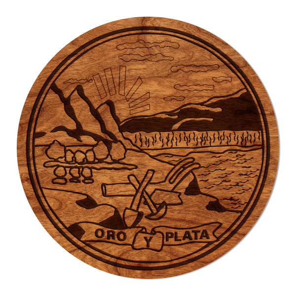 State Flag Coaster Montana