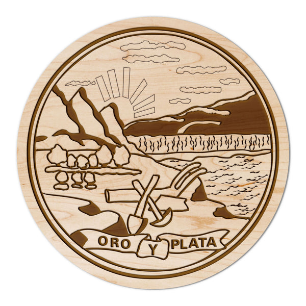 State Flag Coaster Montana