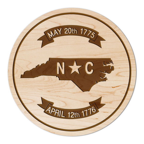 State Flag Coaster North Carolina