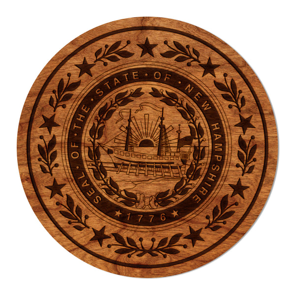 State Flag Coaster New Hampshire