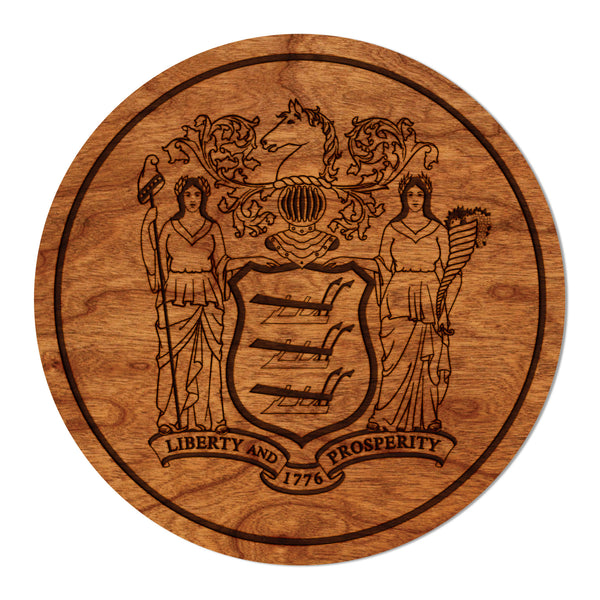 State Flag Coaster New Jersey