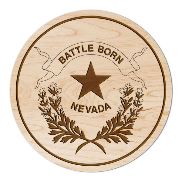 State Flag Coaster Nevada