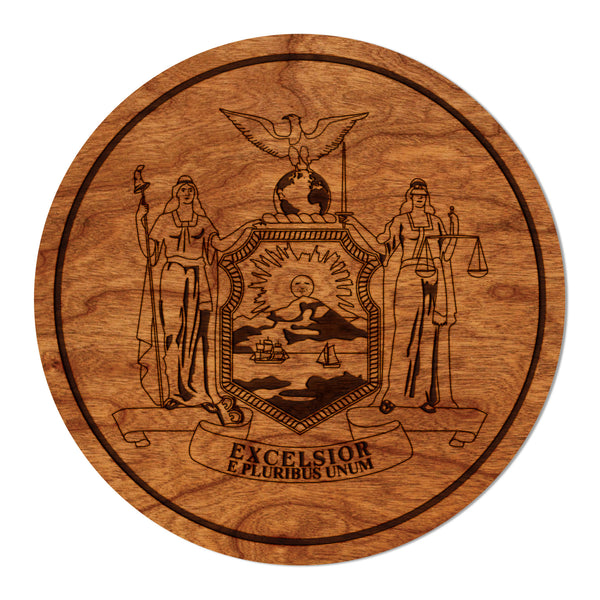 State Flag Coaster New York