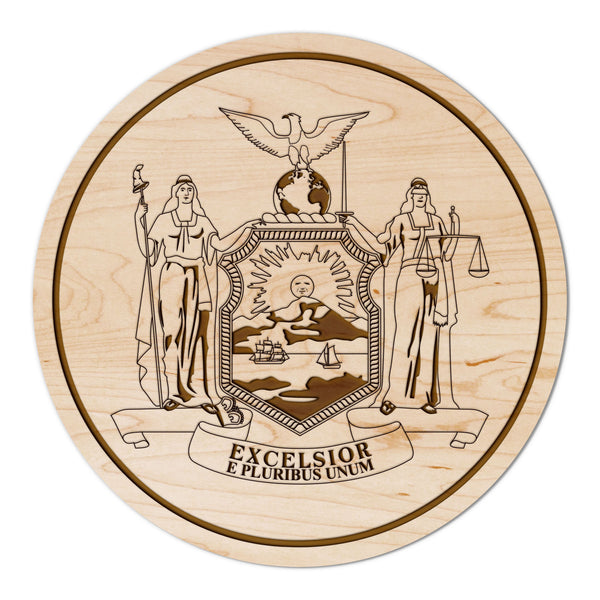 State Flag Coaster New York