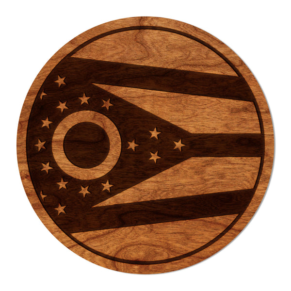 State Flag Coaster Ohio