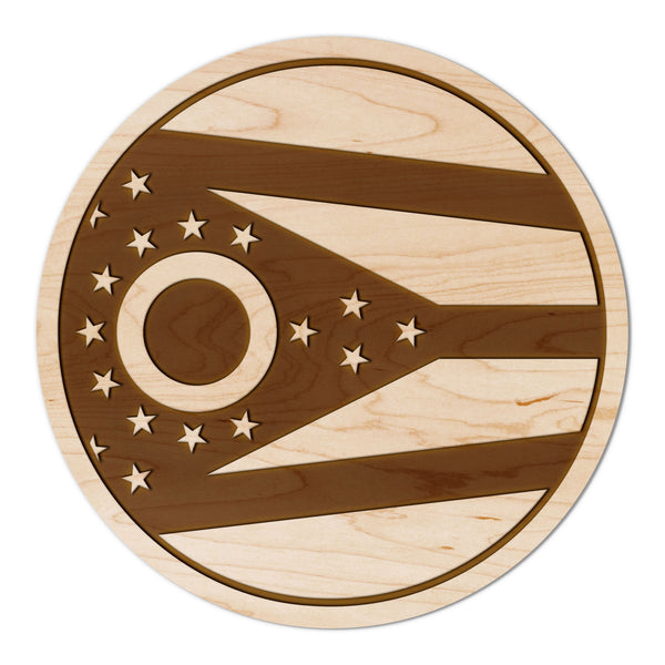 State Flag Coaster Ohio