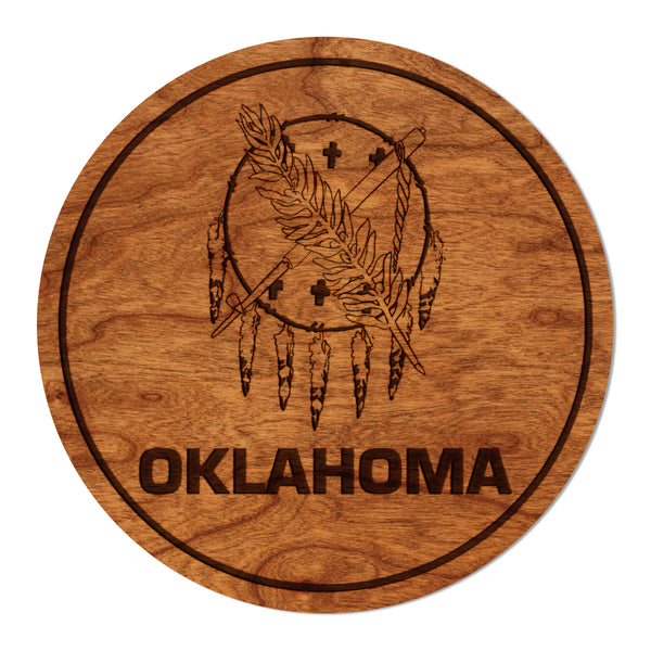 State Flag Coaster Oklahoma