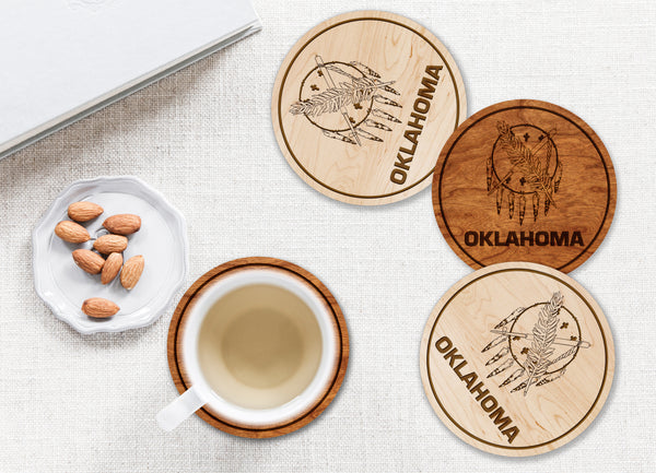 State Flag Coaster Oklahoma