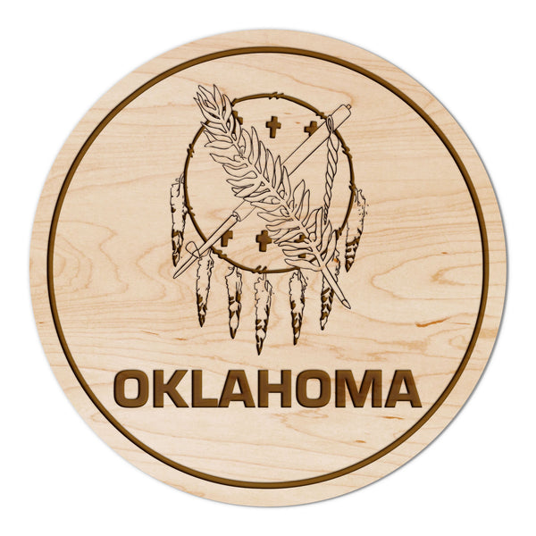 State Flag Coaster Oklahoma