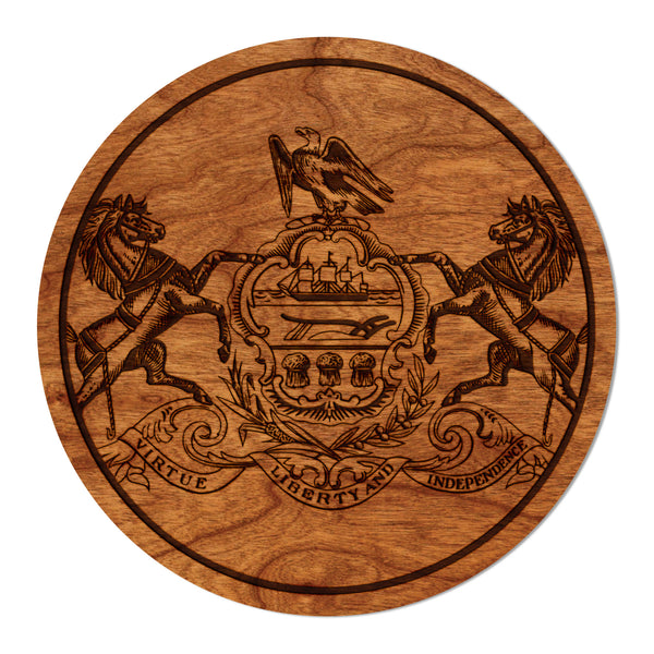 State Flag Coaster Pennsylvania
