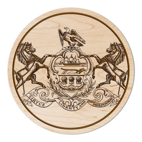 State Flag Coaster Pennsylvania
