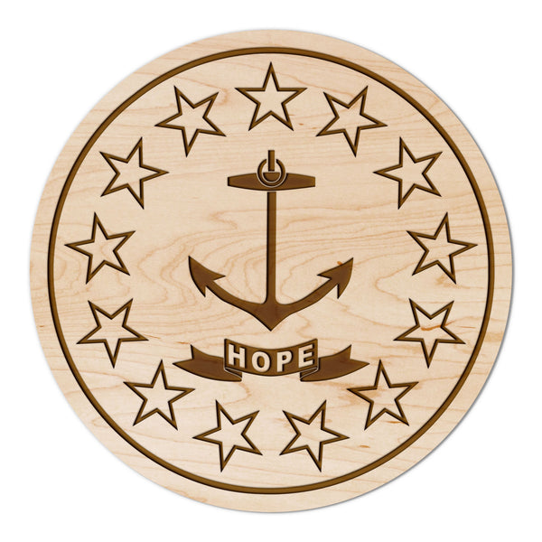 State Flag Coaster Rhode Island