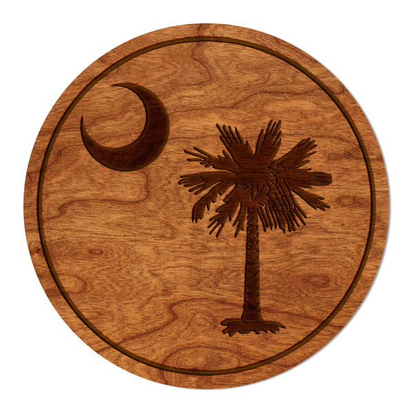 State Flag Coaster South Carolina
