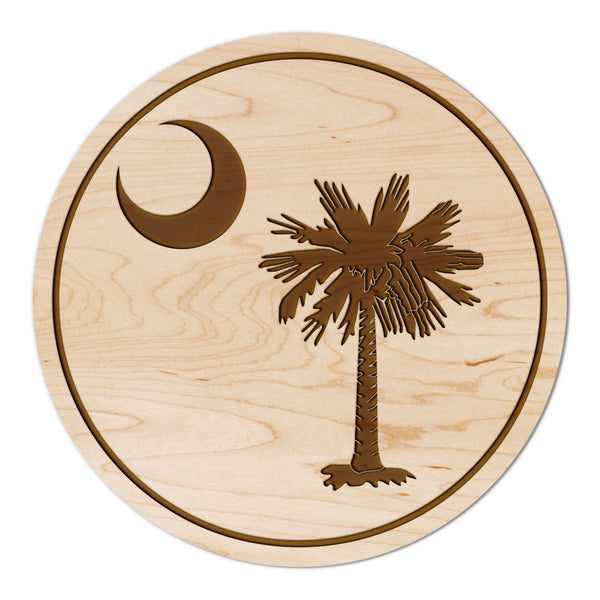 State Flag Coaster South Carolina