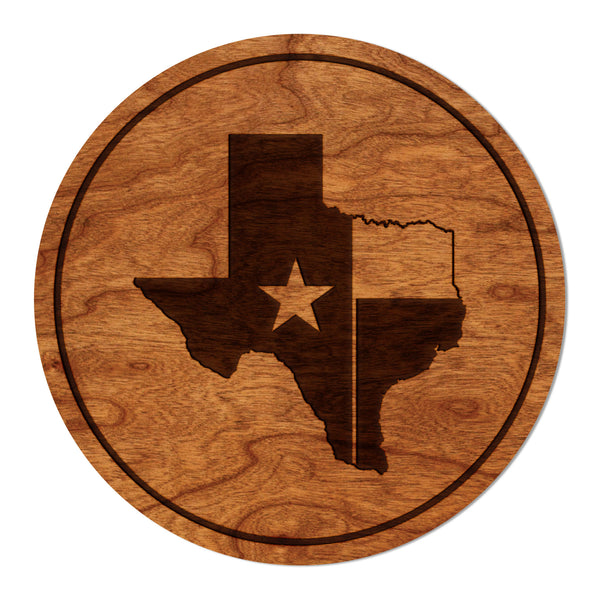 State Flag Coaster Texas