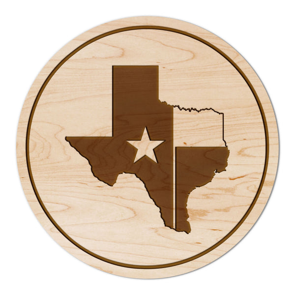 State Flag Coaster Texas