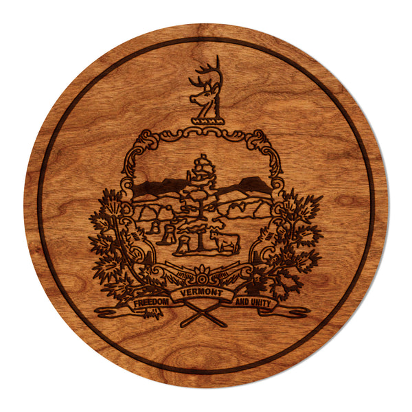 State Flag Coaster Vermont