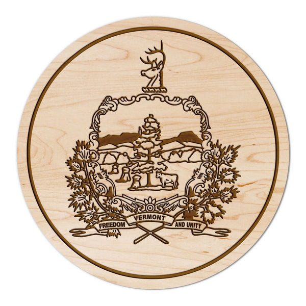 State Flag Coaster Vermont