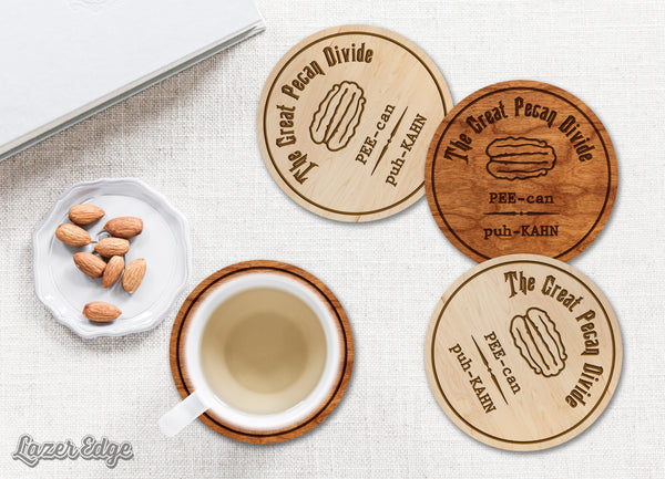 Food Coaster Pecan Divide