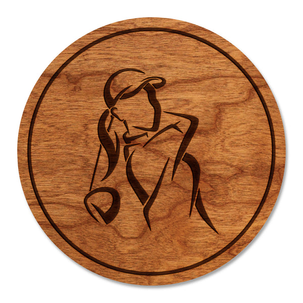 Golf Coaster Female Golfer